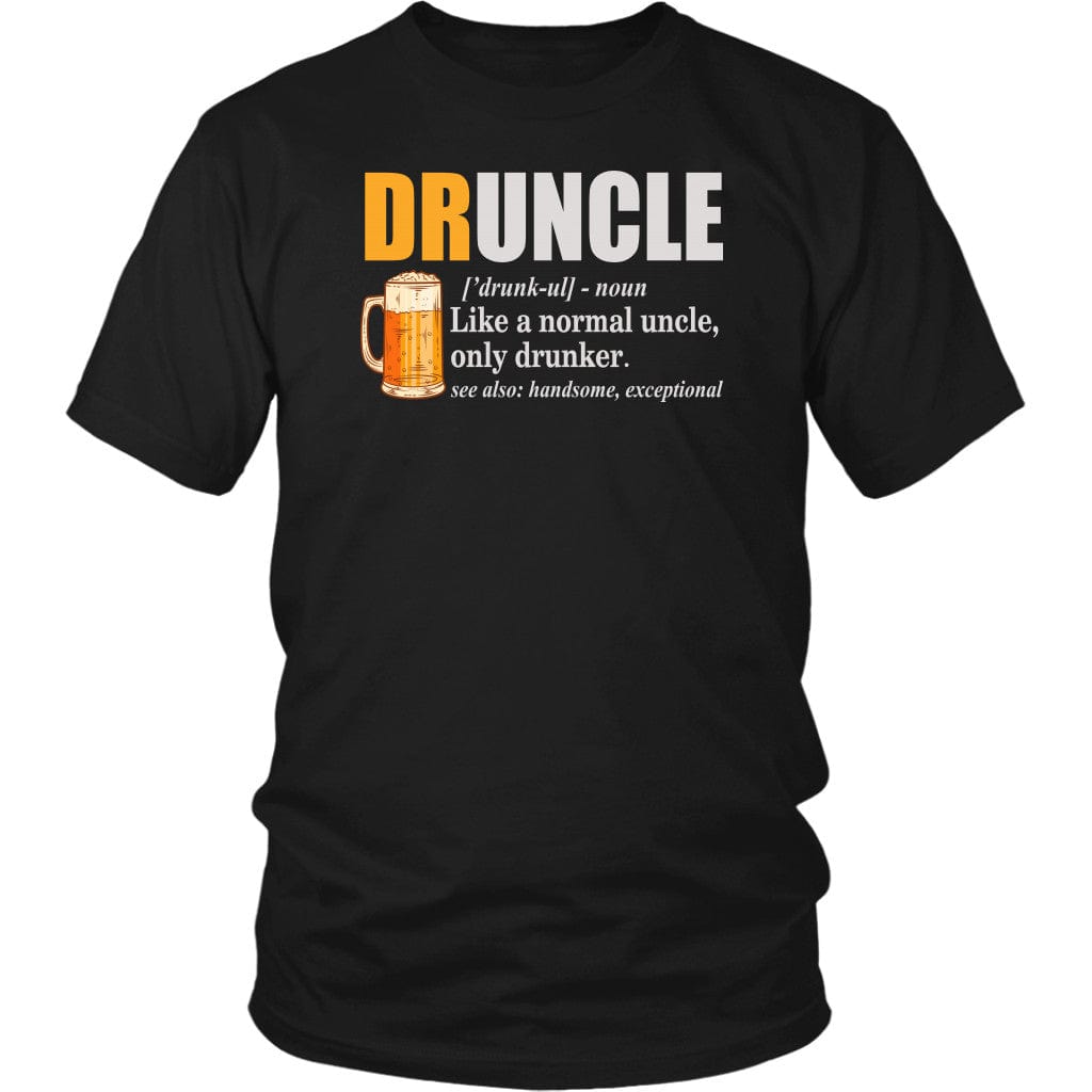Funny Uncle Gift Shirt Druncle Definition Shirt Gift For Uncle Drunk Uncle Shirt