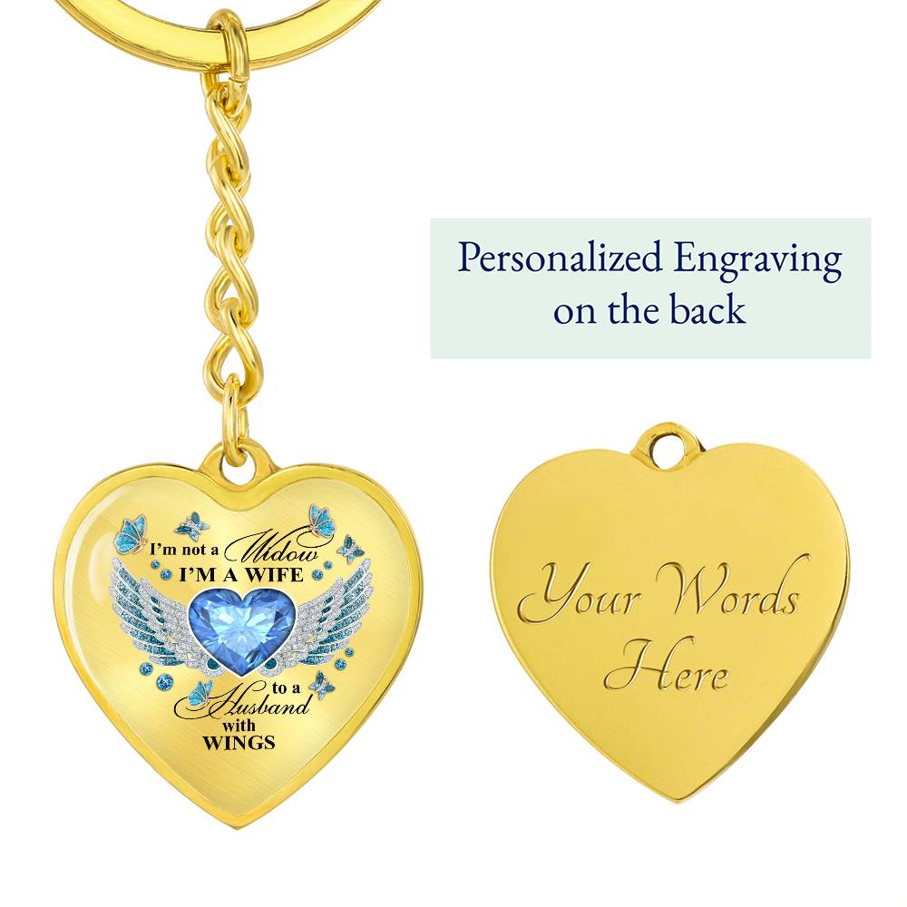 I'm Not a Widow Key Chain