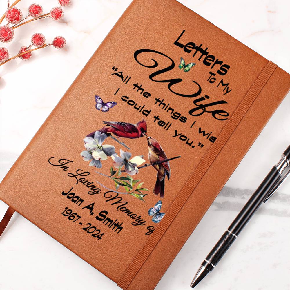 Letters To My Wife Grief Journal FCG01