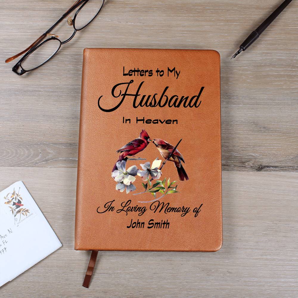 "Letters to My Husband in Heaven" Grief Journal.