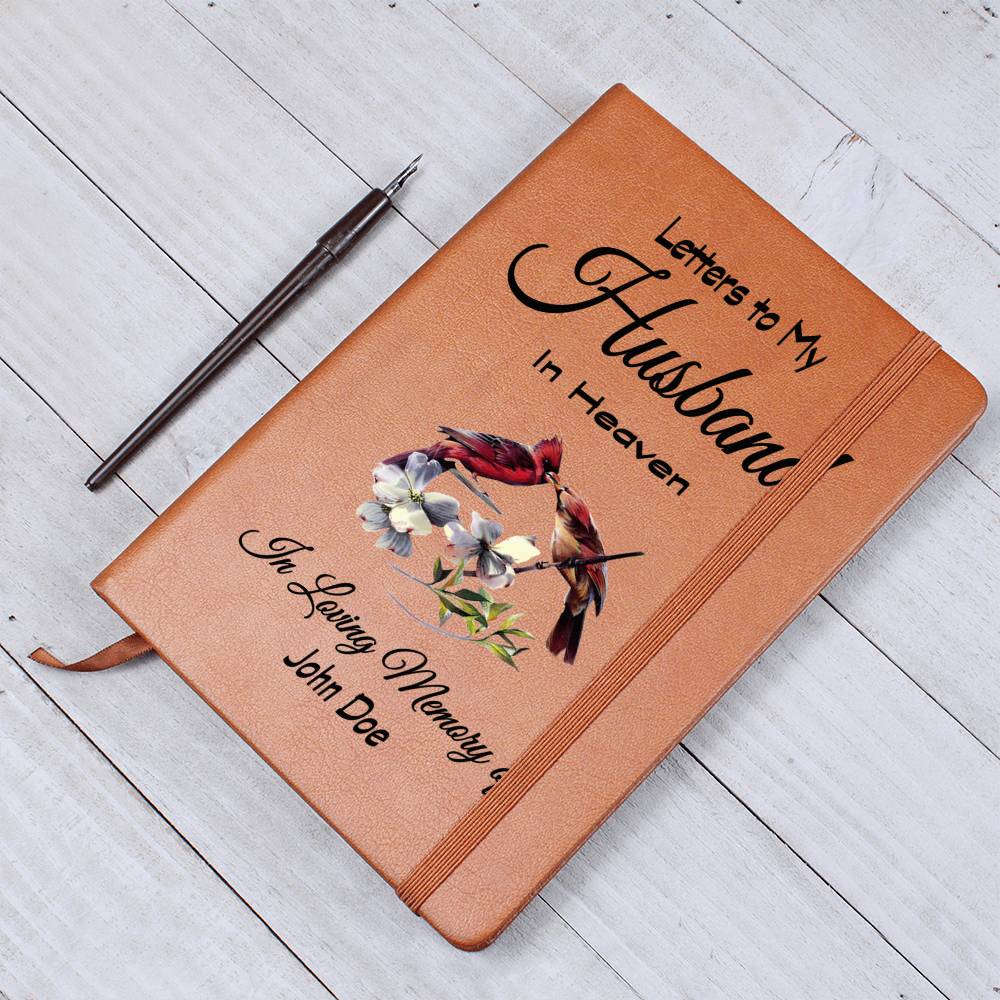 "Letters to My Husband in Heaven" Grief Journal.