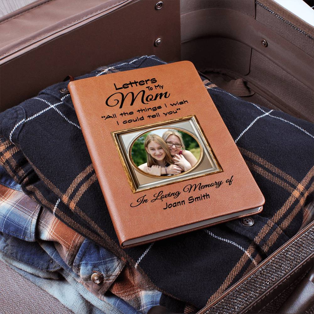 Letters To My Mom Grief Journal with Personalization