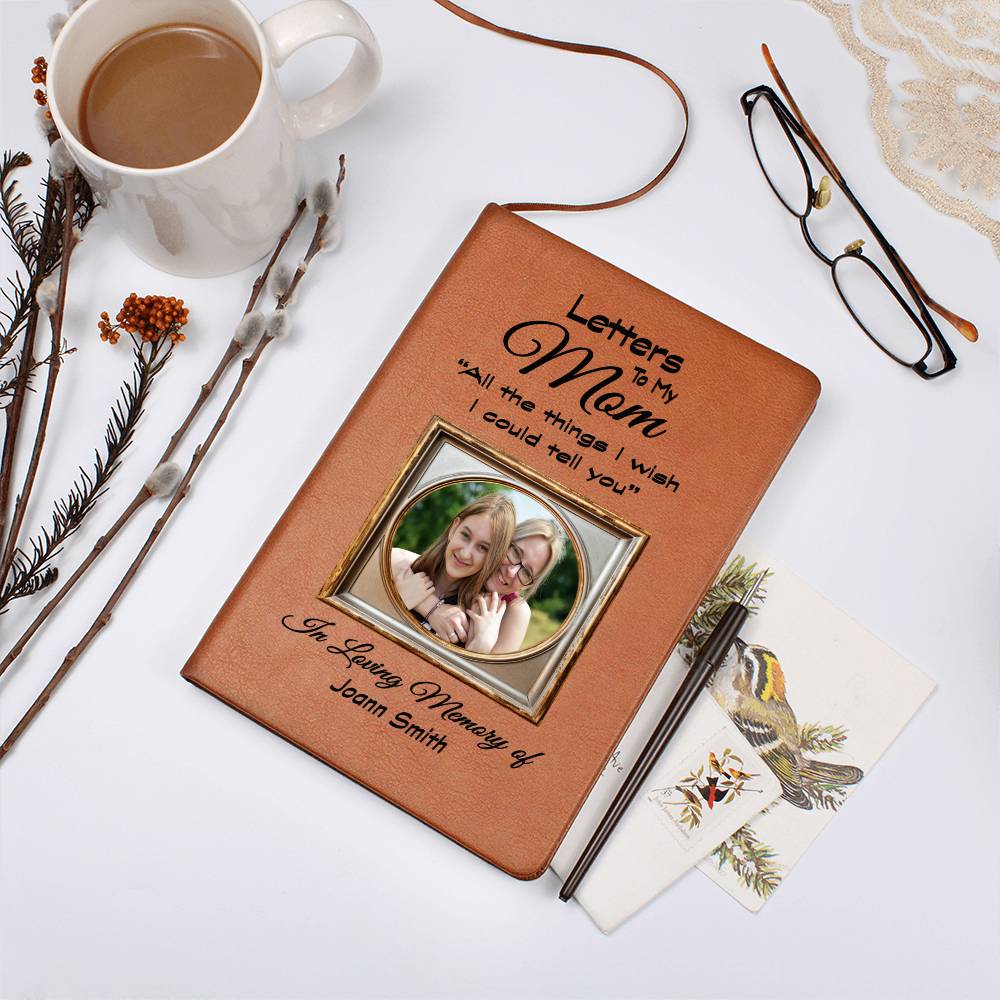 Letters To My Mom Grief Journal with Personalization