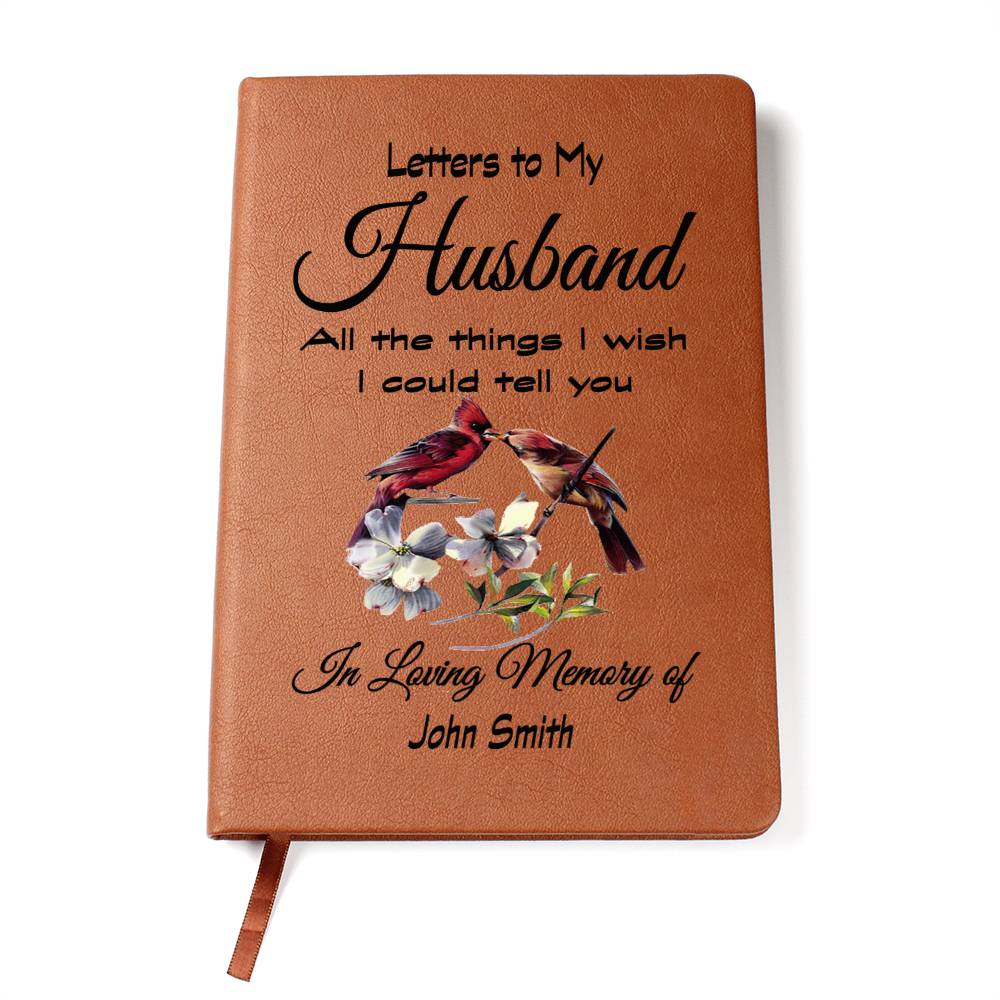 Letters To My Husband Grief Journal / All The Things I Wish I Could Tell You Bereavement Journal