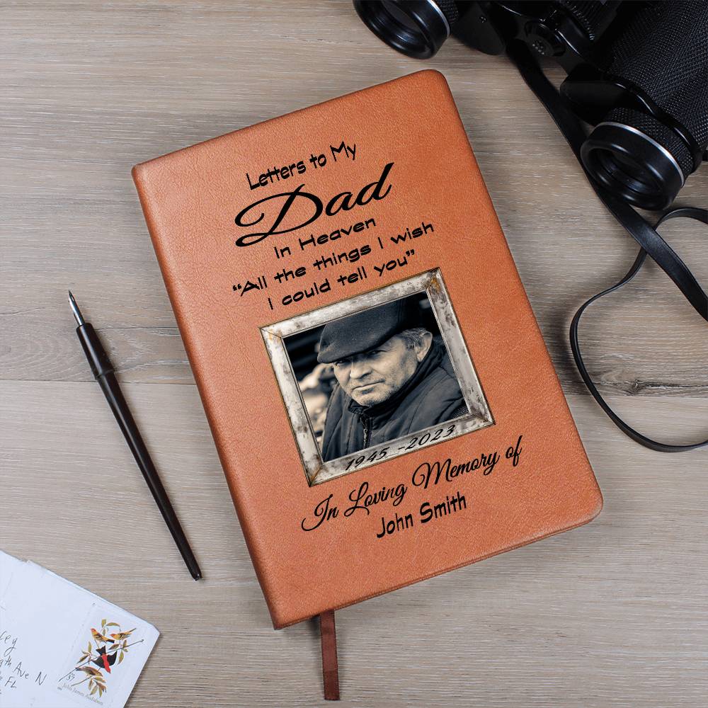 Letters To My Dad Grief Journal / Personalized Grief Journal for Son and Daughter