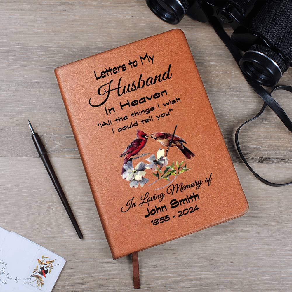 Letters to My Husband In Heaven Grief Journal / All The Things I Wish I Could Tell You