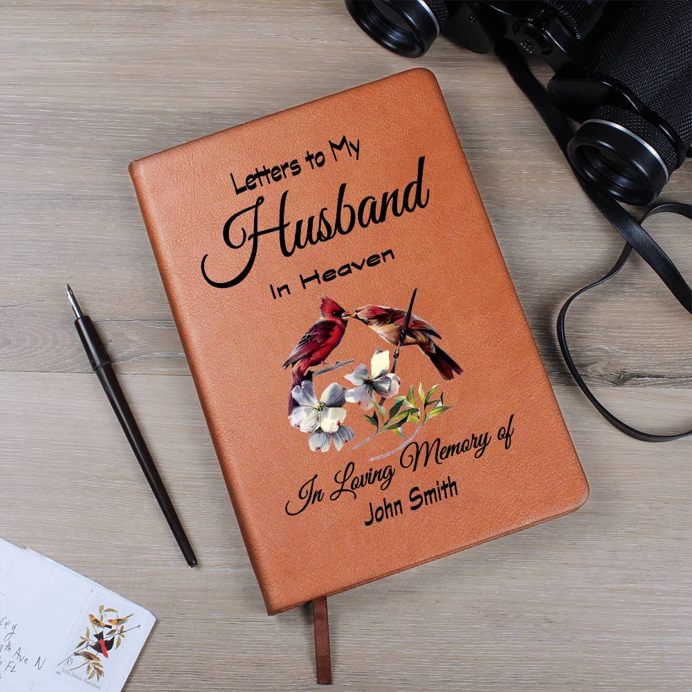 "Letters to My Husband in Heaven" Grief Journal.