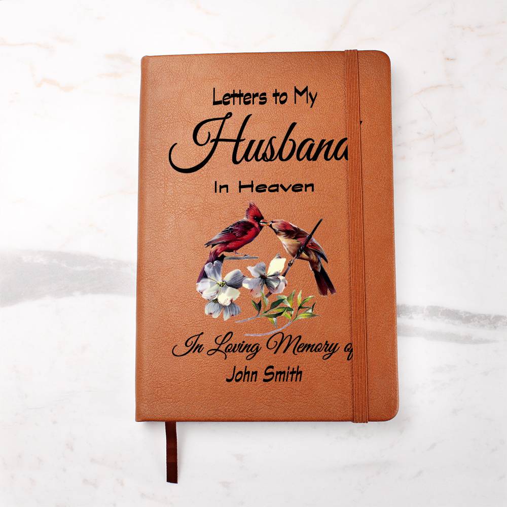 "Letters to My Husband in Heaven" Grief Journal.