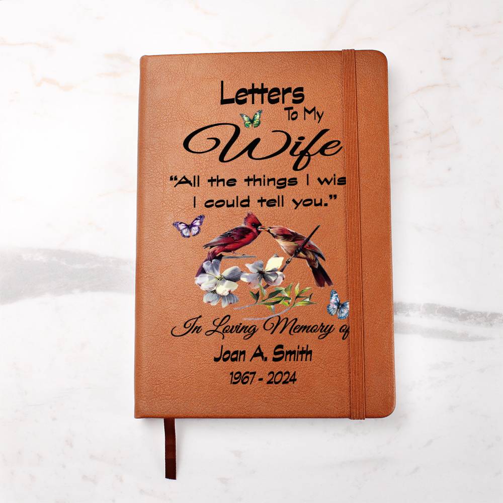 Letters To My Wife Grief Journal FCG01