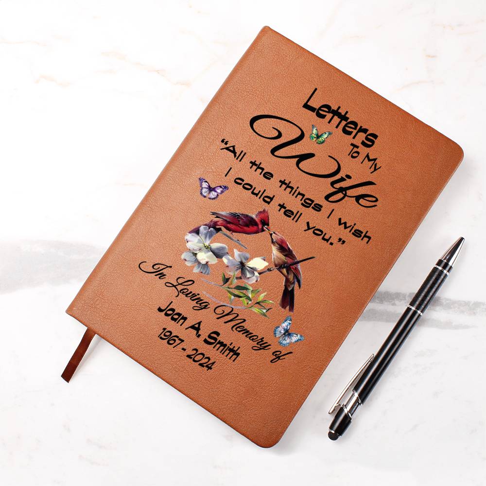 Letters To My Wife Grief Journal FCG01