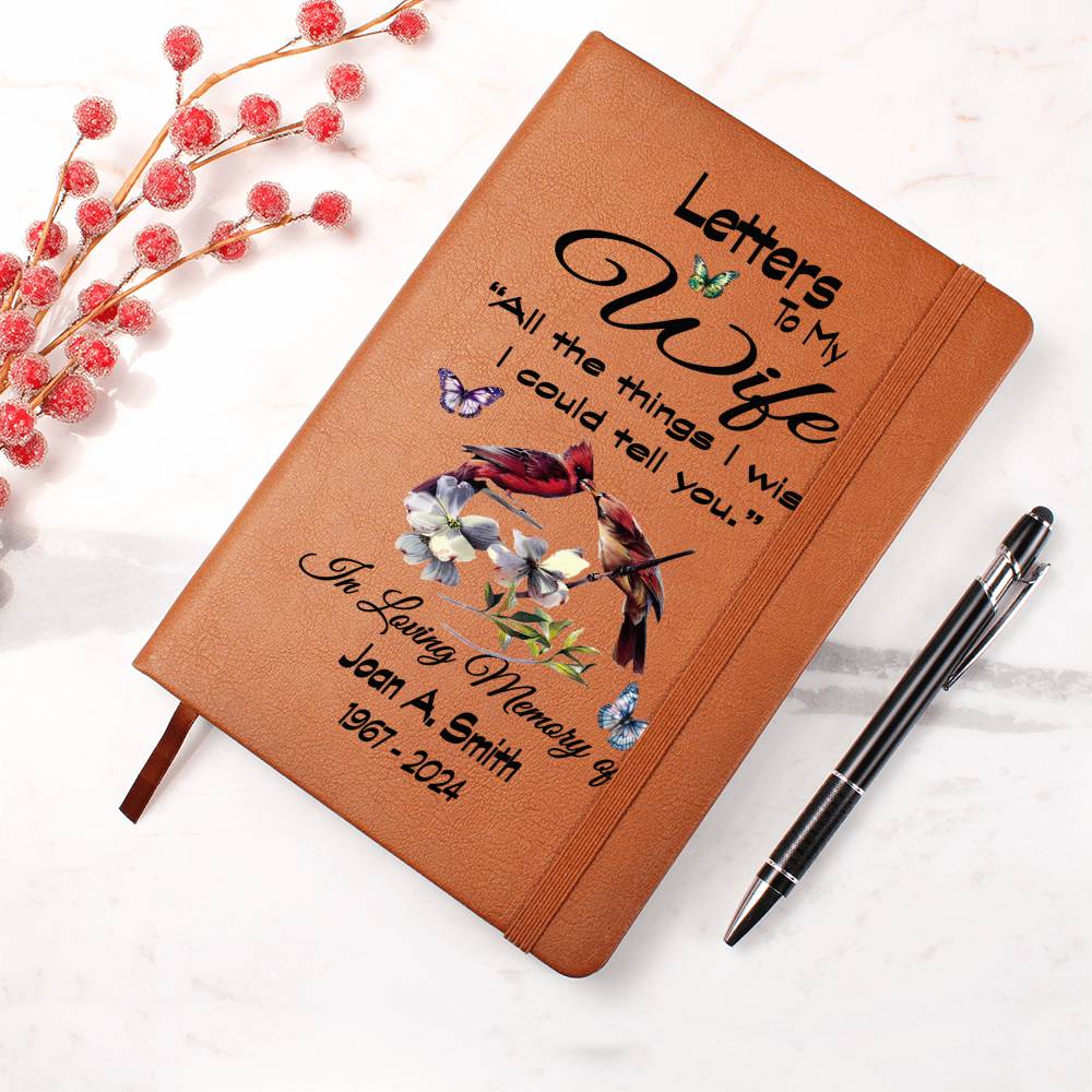 Letters To My Wife Grief Journal FCG01
