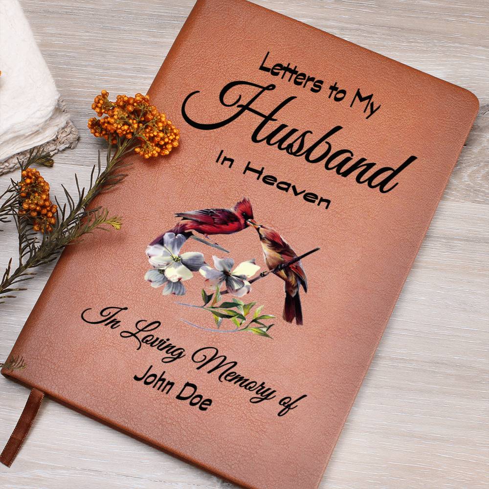 "Letters to My Husband in Heaven" Grief Journal.