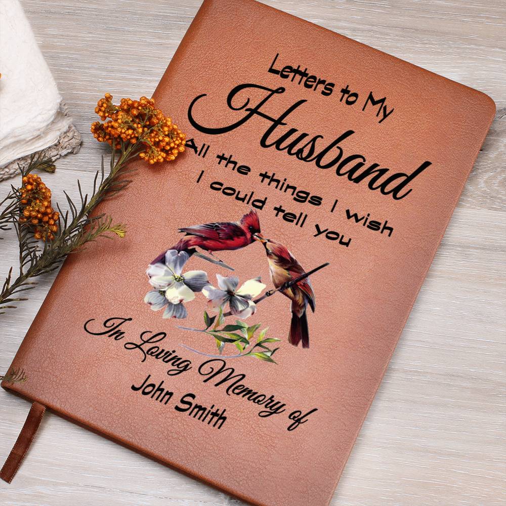 Letters To My Husband Grief Journal / All The Things I Wish I Could Tell You Bereavement Journal