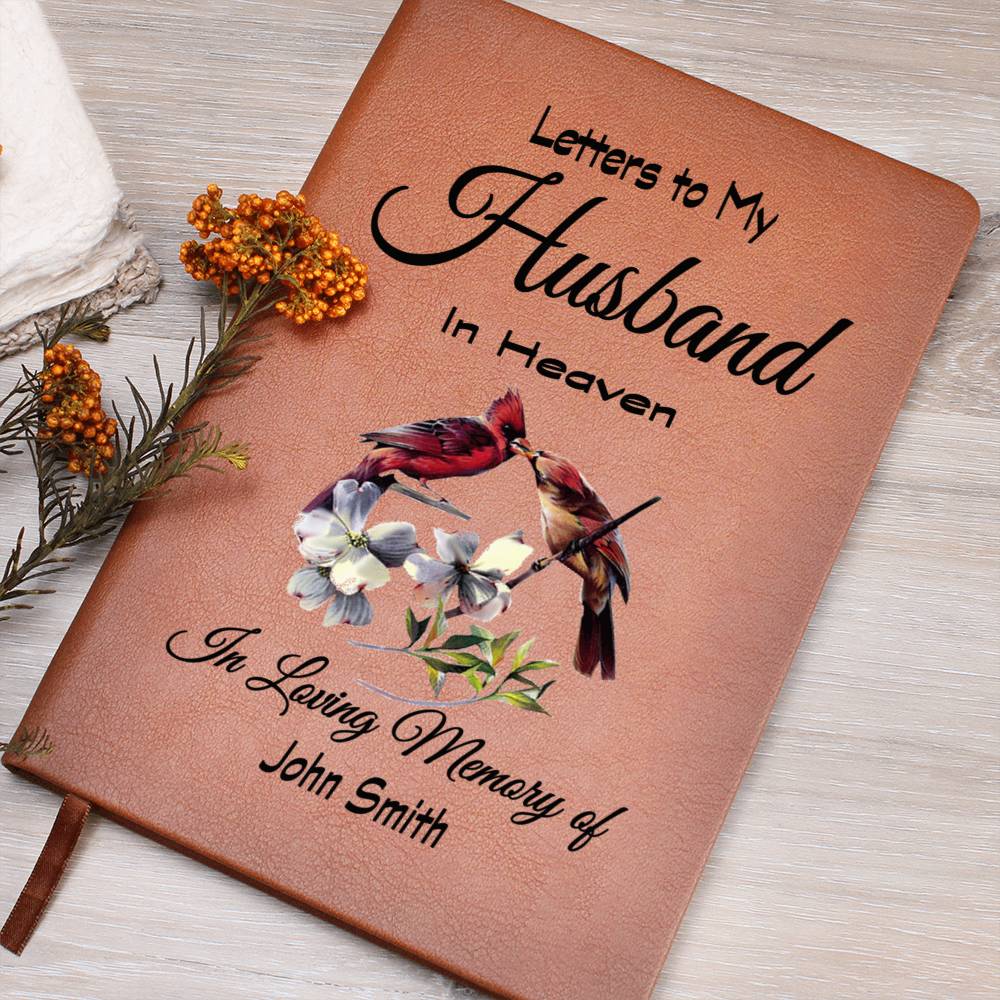 "Letters to My Husband in Heaven" Grief Journal.