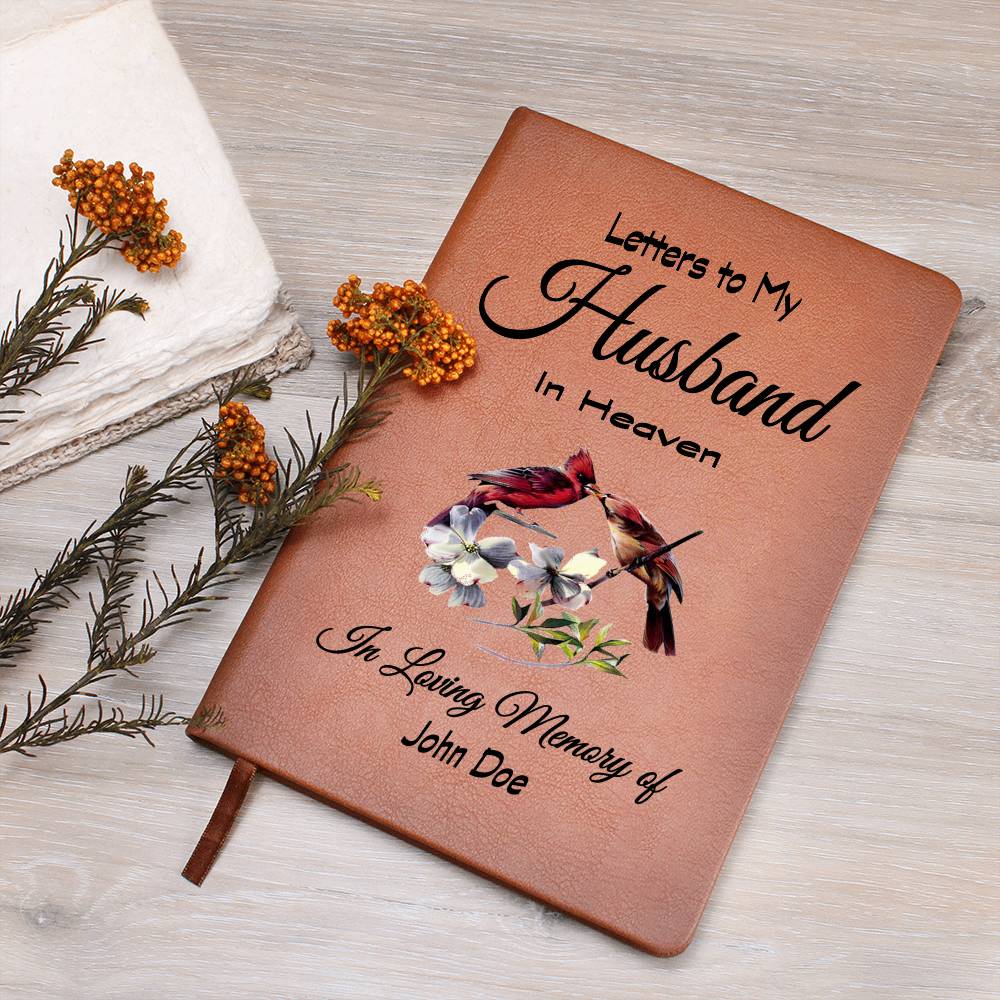 "Letters to My Husband in Heaven" Grief Journal.
