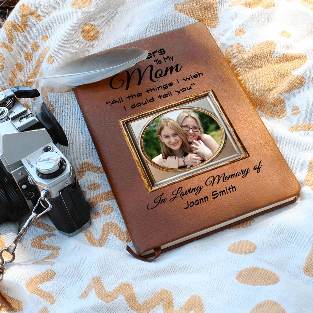 Letters To My Mom Grief Journal with Personalization