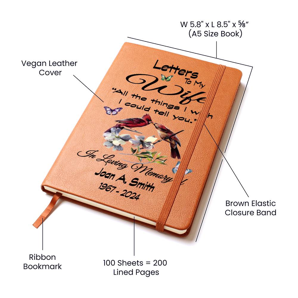 Letters To My Wife Grief Journal FCG01