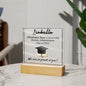 Personalized Graduation Gift, Square Acrylic Plaque