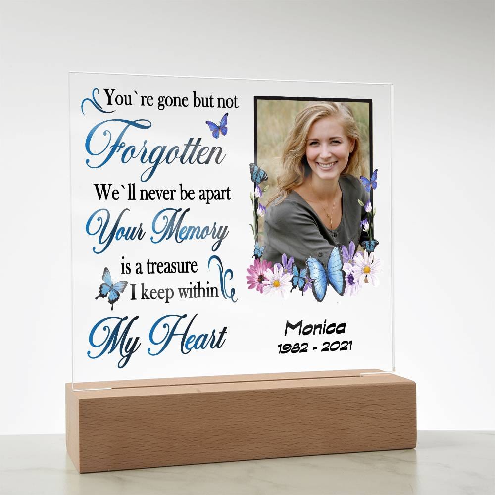 Gone but not forgotten Memorial Acrylic Plaque