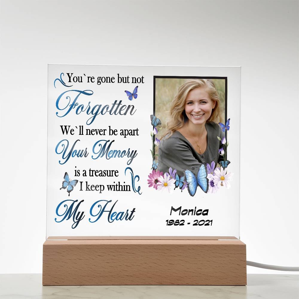 Gone but not forgotten Memorial Acrylic Plaque