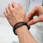 Men's "Love You Forever" Bracelet / For The Best Dad In The Whole World Message Card