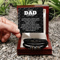 Men's "Love You Forever" Bracelet / For The Best Dad In The Whole World Message Card