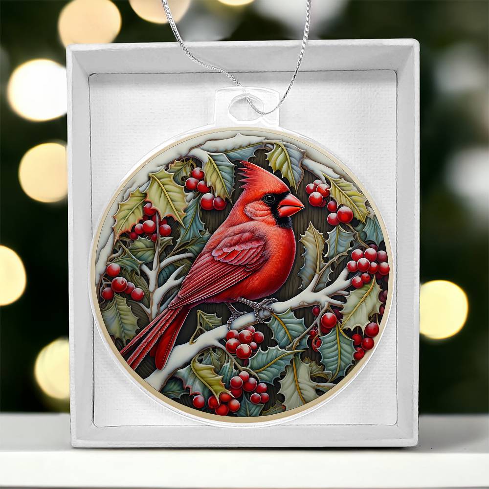 Cardinal Ornament