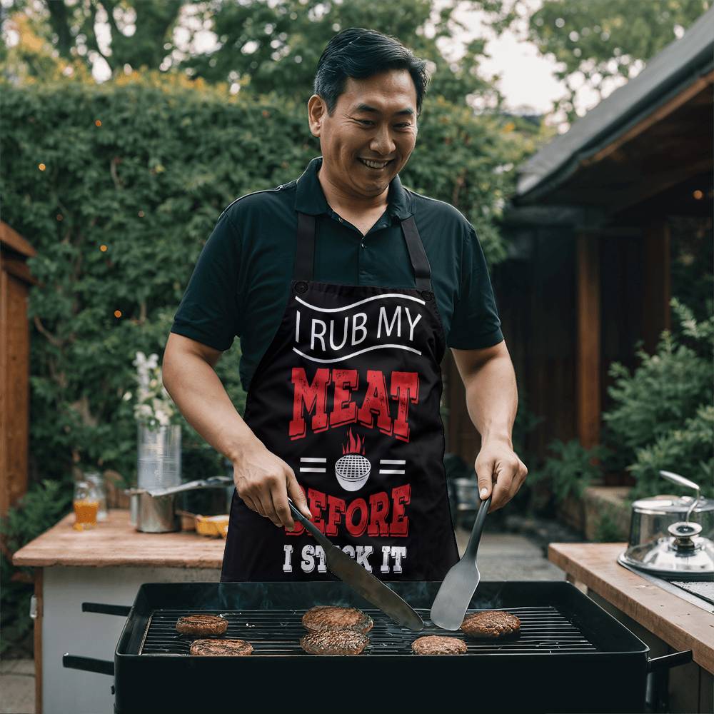 I rub my meat Apron