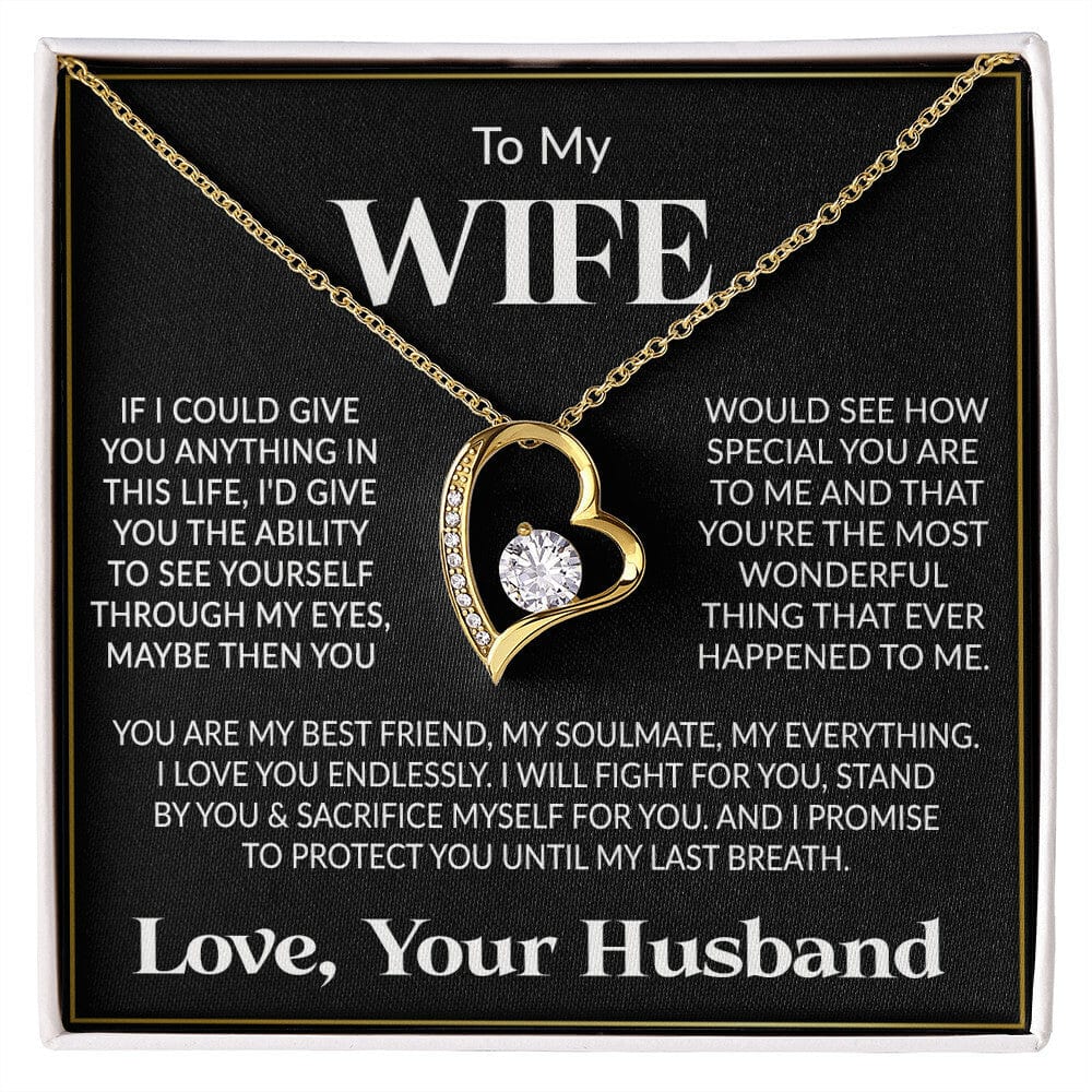 To My Wife Gift Necklace