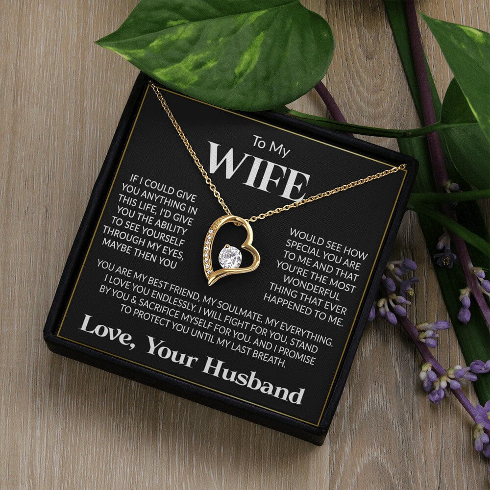 To My Wife Gift Necklace