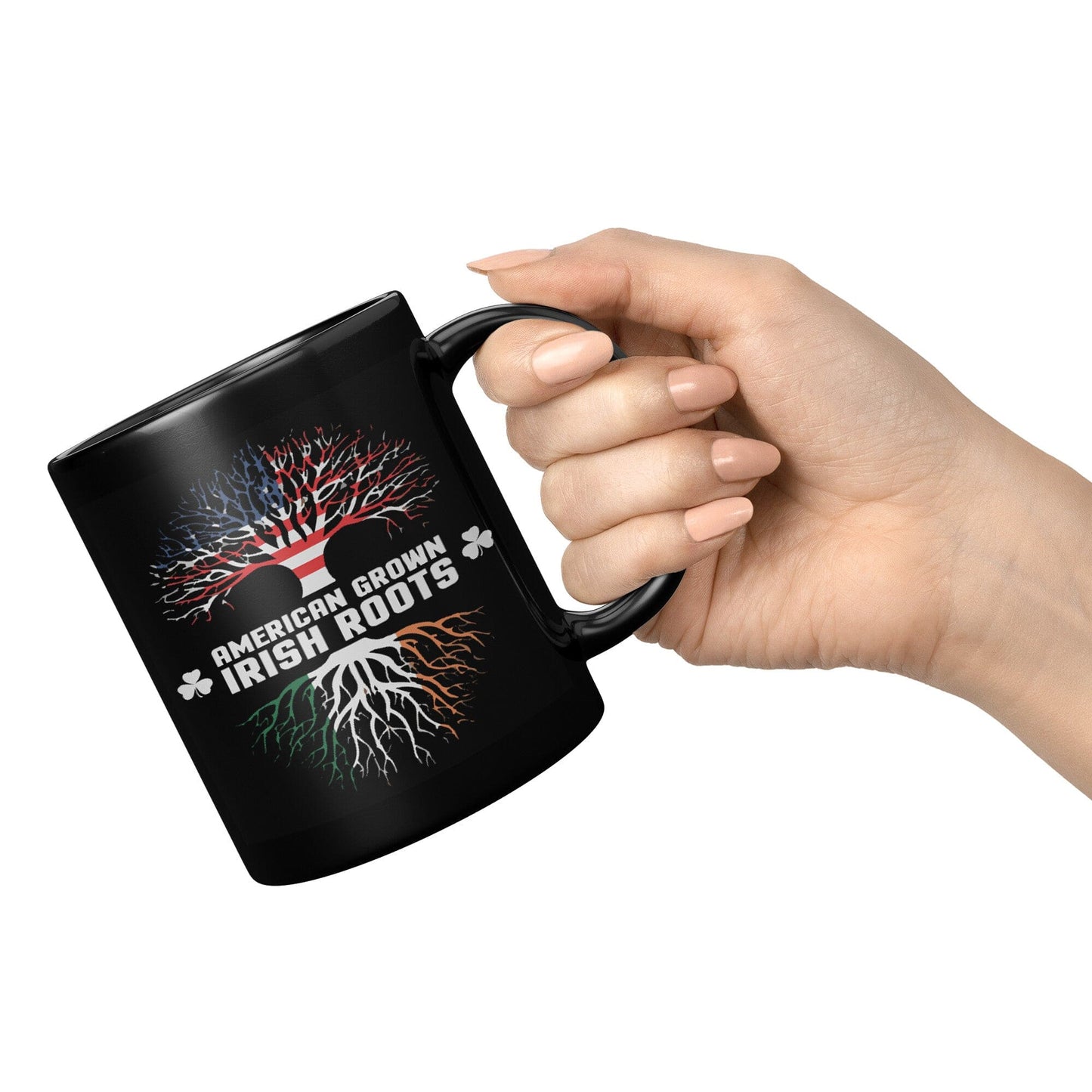 American Grown with Irish roots Mug
