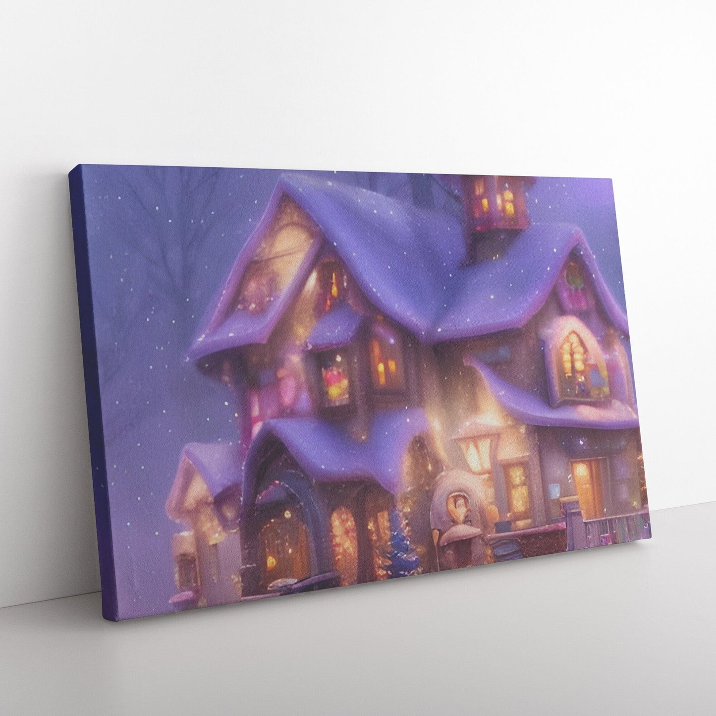 Christmas Town Canvas Art