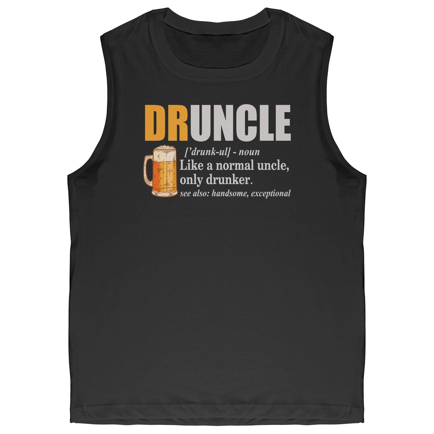 Druncle Canvas Brand Muscle Tank Top, Men's Apparel