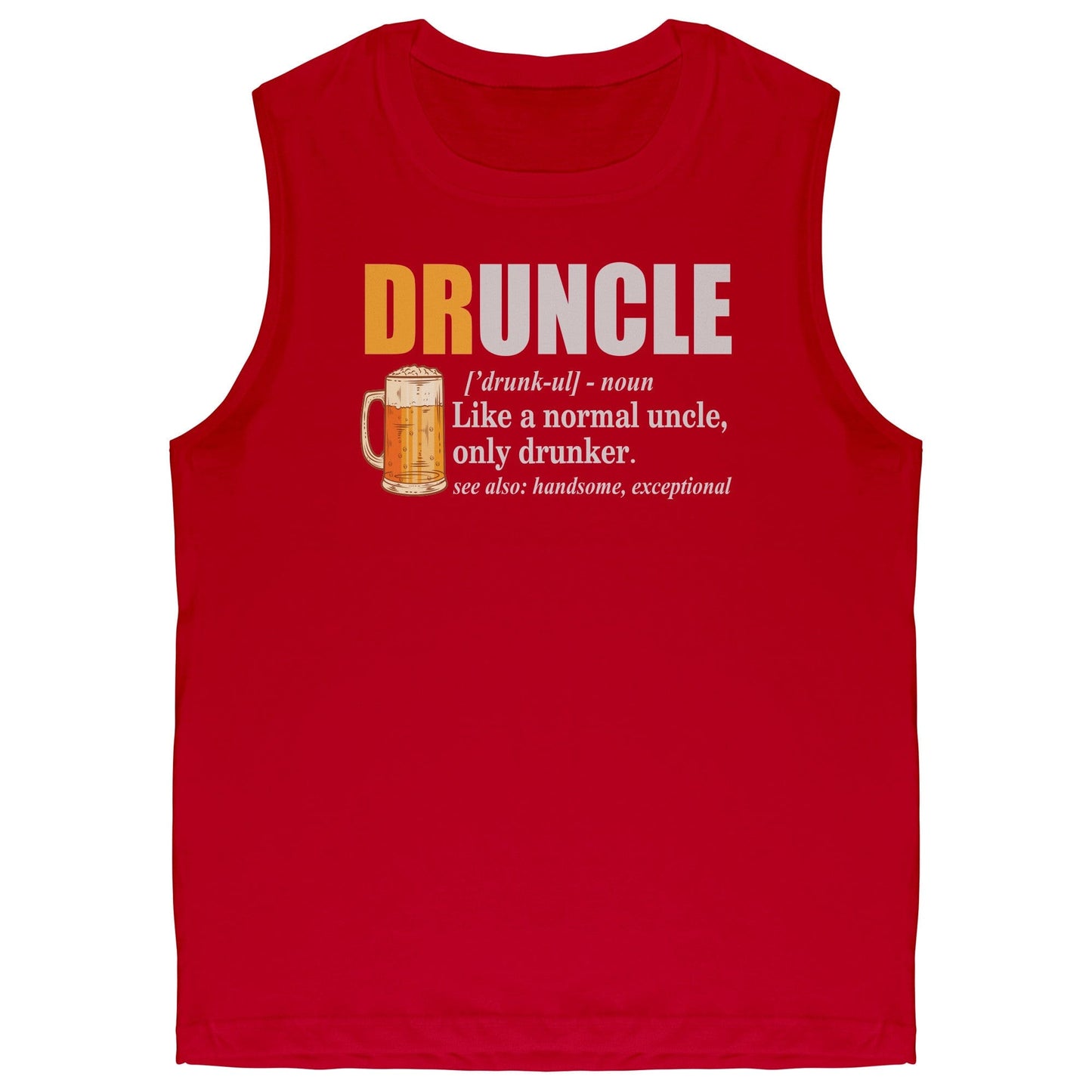 Druncle Canvas Brand Muscle Tank Top, Men's Apparel