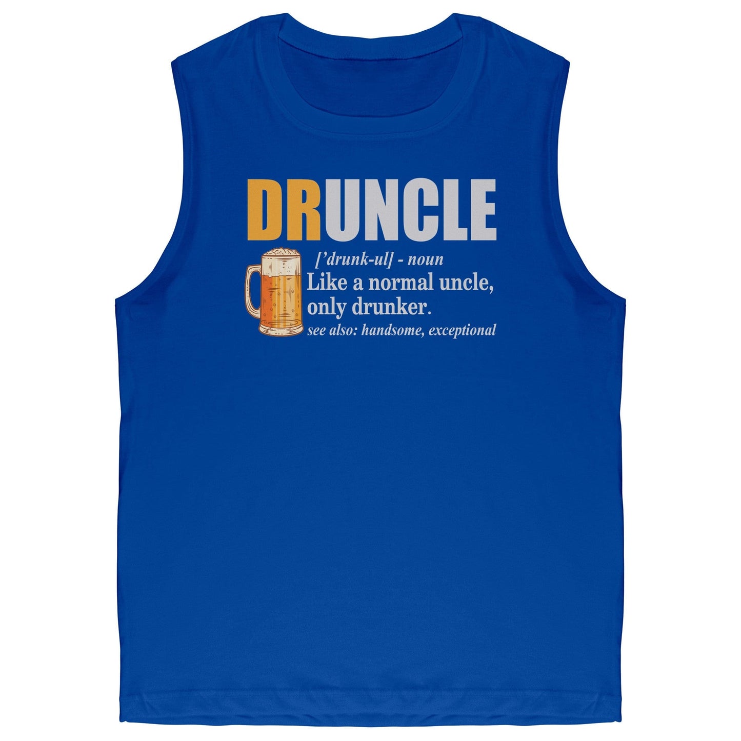 Druncle Canvas Brand Muscle Tank Top, Men's Apparel