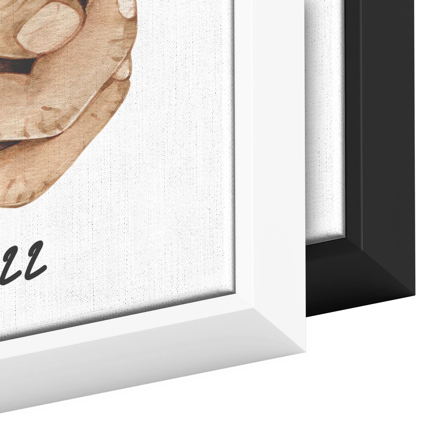 Forever Together Framed Canvas Hands, Personalized Gifts