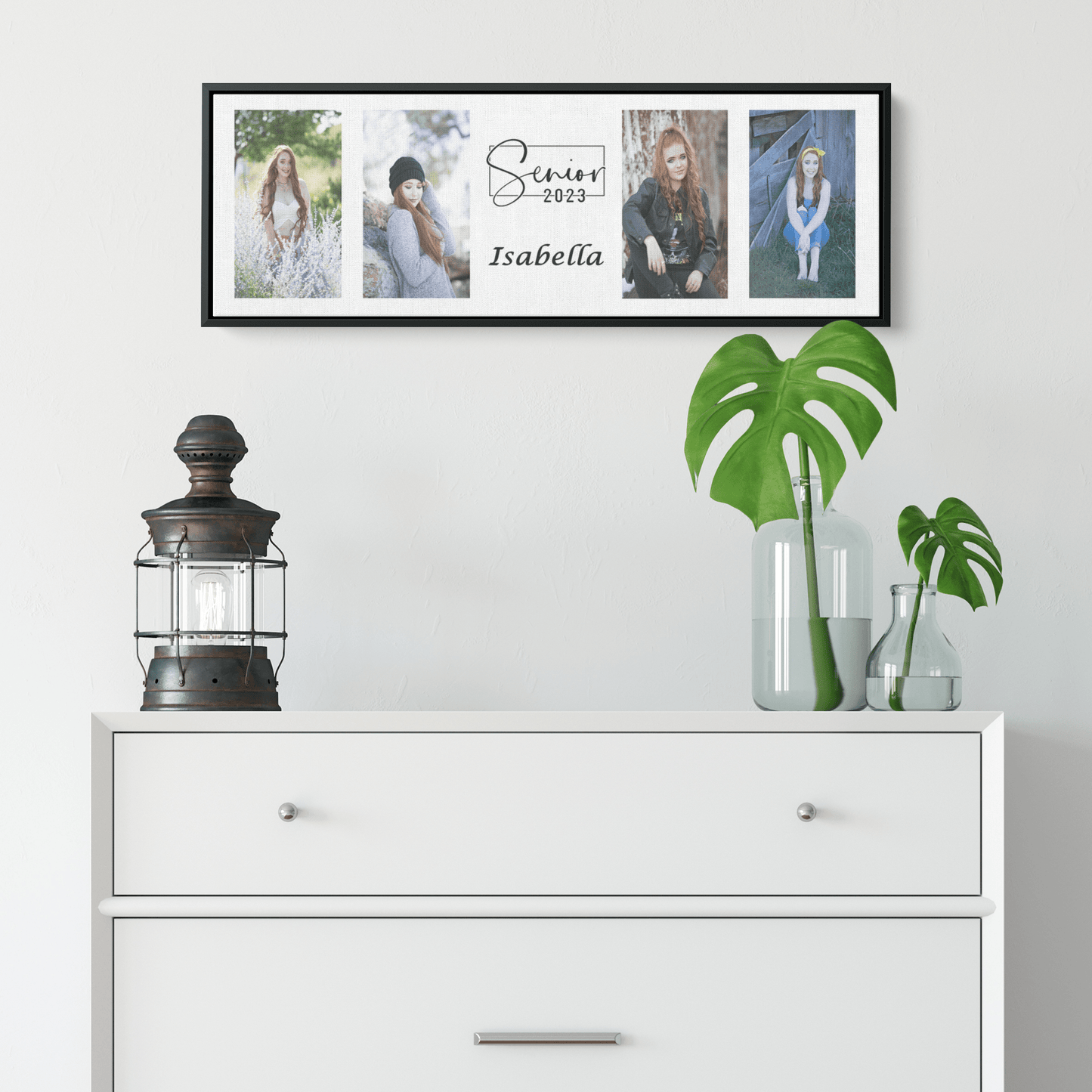 Senior Picture Photo Collage, Canvas Wall Art