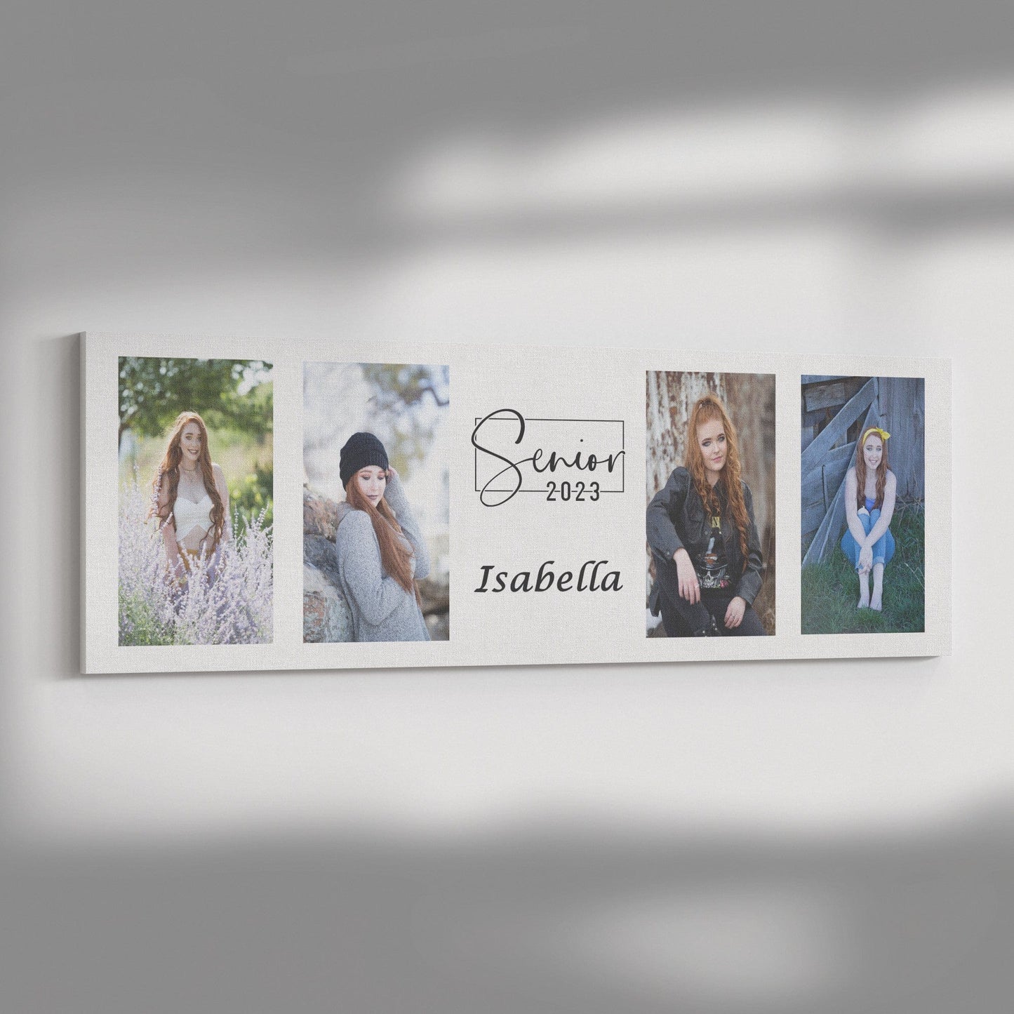 Senior Picture Photo Collage, Canvas Wall Art