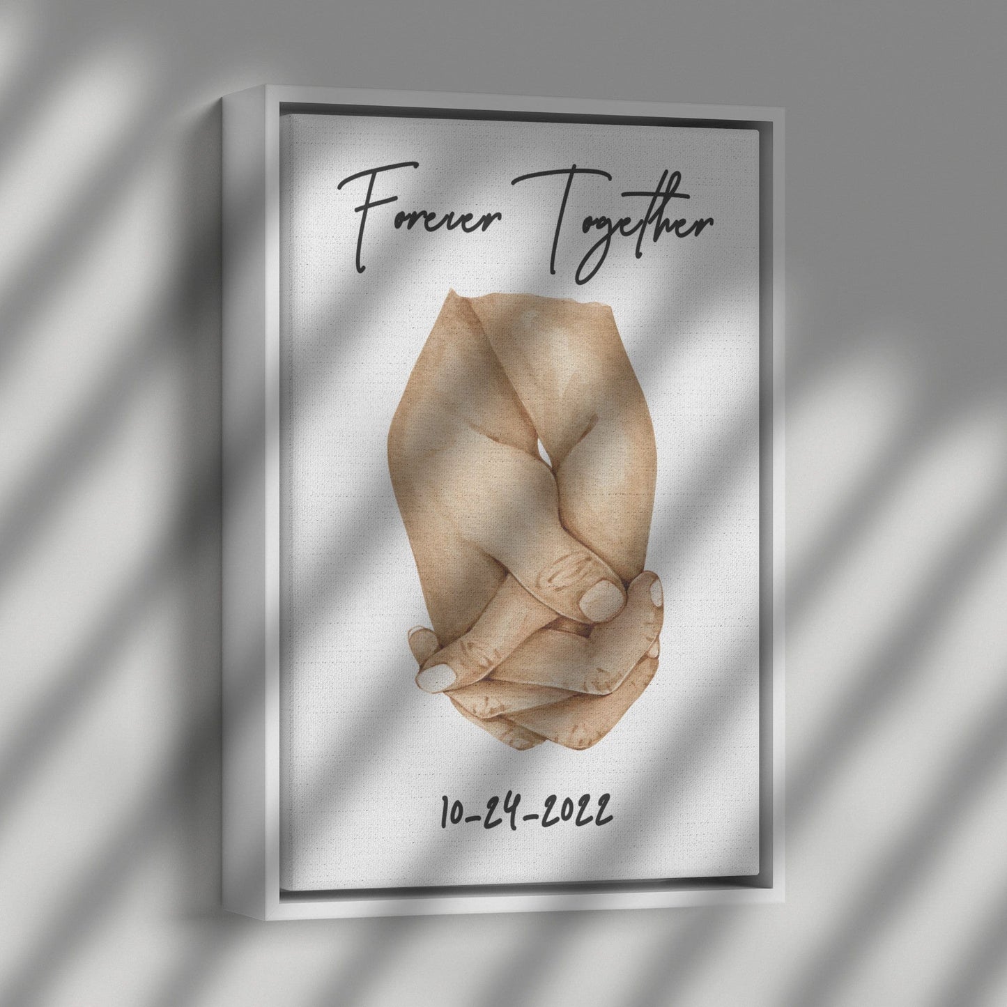 Together Forever Custom Canvas Art, Personalized Gifts