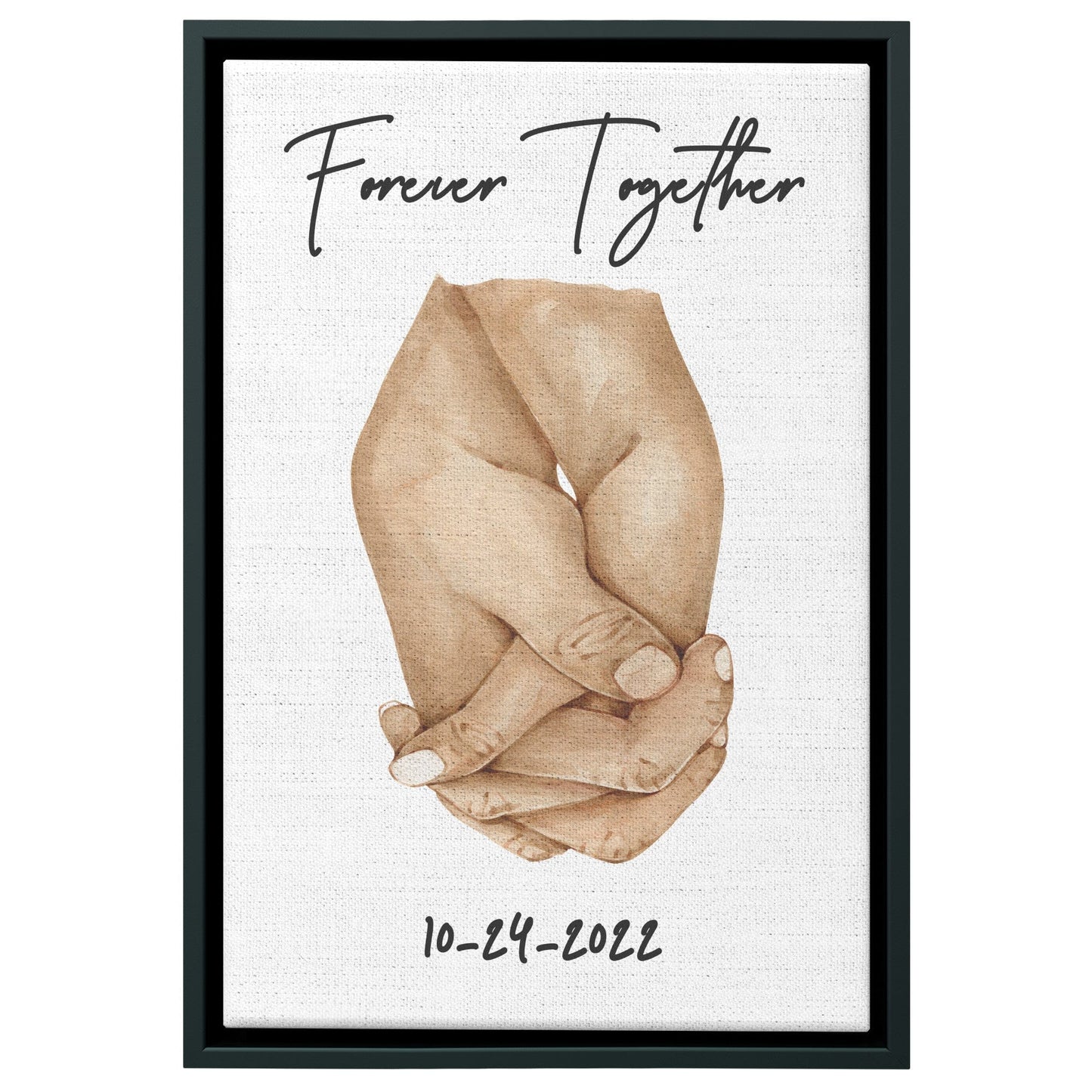 Together Forever Custom Canvas Art, Personalized Gifts
