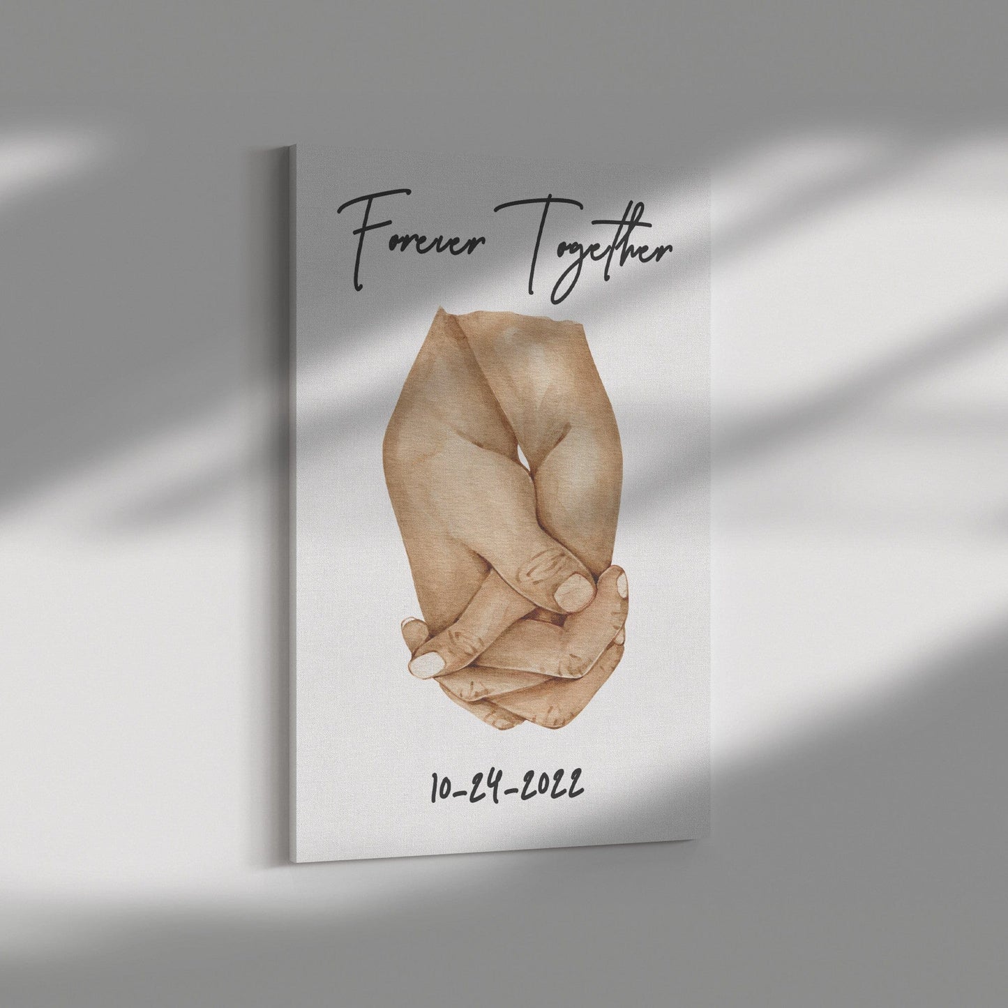 Together Forever Custom Canvas Wrap, Personalized Gifts