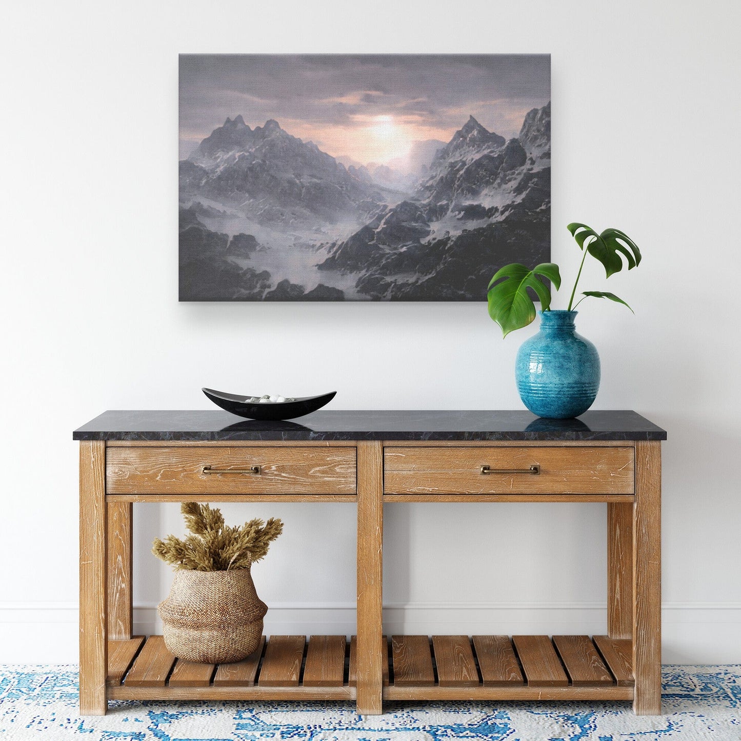 Winter Mountain Landscape