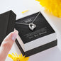 To my gorgeous wife-If I had to choose Heart Pendant / Forever Love Necklace / Gift For Wife / Gift For Future Wife / Anniversary Gifts