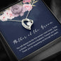 YOU WILL ALWAYS BE THE FIRST - CARD Heart Pendant / Forever Love Necklace / Gift For Wife / Gift For Future Wife / Anniversary Gifts