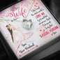 To My WIfe 2 final Heart Pendant / Forever Love Necklace / Gift For Wife / Gift For Future Wife / Anniversary Gifts