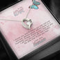 I CHOOSE YOU - TO WIFE Heart Pendant / Forever Love Necklace / Gift For Wife / Gift For Future Wife / Anniversary Gifts