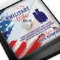 To My Milatary wife Heart Pendant / Forever Love Necklace / Gift For Wife / Gift For Future Wife / Anniversary Gifts