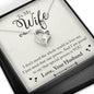 To My WIfe Heart Pendant / Forever Love Necklace / Gift For Wife / Gift For Future Wife / Anniversary Gifts