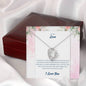 I CHOOSE YOU - CARD - LOVE Heart Pendant / Forever Love Necklace / Gift For Wife / Gift For Future Wife / Anniversary Gifts