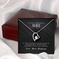 To my gorgeous wife-If I had to choose Heart Pendant / Forever Love Necklace / Gift For Wife / Gift For Future Wife / Anniversary Gifts